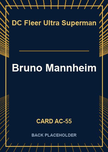 Bruno Mannheim back card image