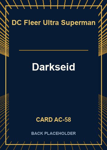Darkseid back card image