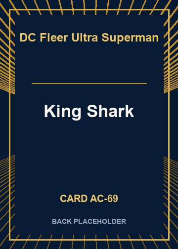 King Shark back card image