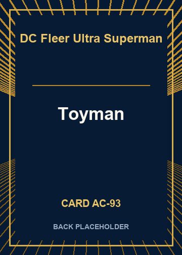 Toyman back card image