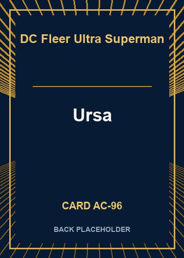 Ursa back card image