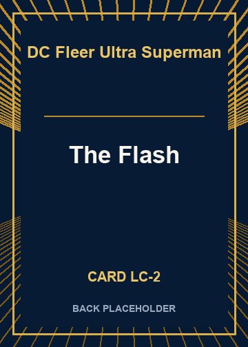 The Flash back card image
