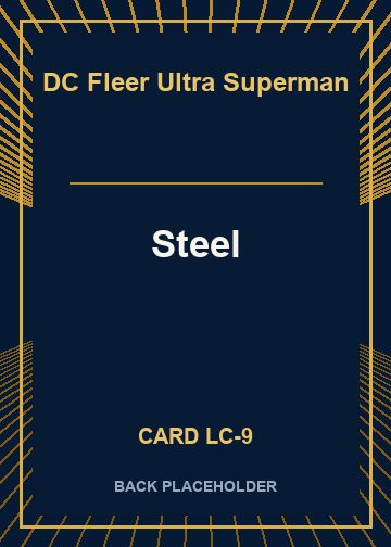 Steel back card image