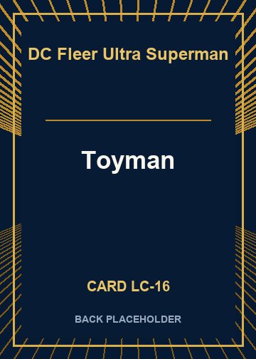 Toyman back card image