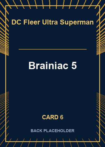 Brainiac 5 back artwork