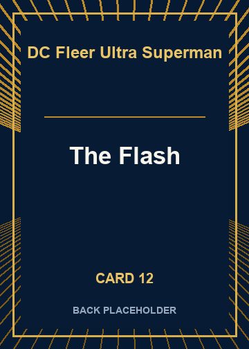 The Flash back artwork