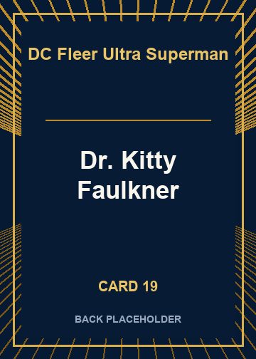 Dr. Kitty Faulkner back artwork