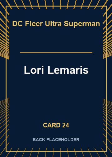 Lori Lemaris back artwork