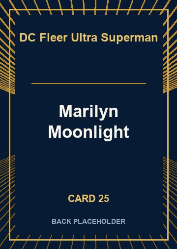 Marilyn Moonlight back artwork