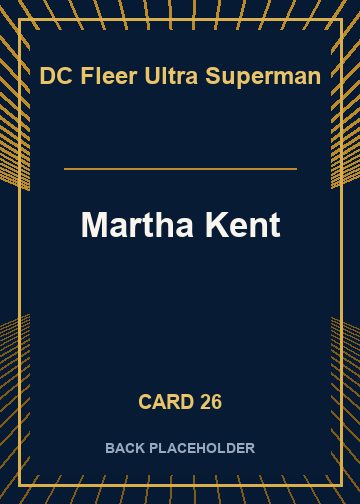 Martha Kent back artwork