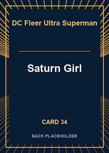 Saturn Girl back artwork