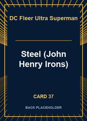 Steel (John Henry Irons) back card image
