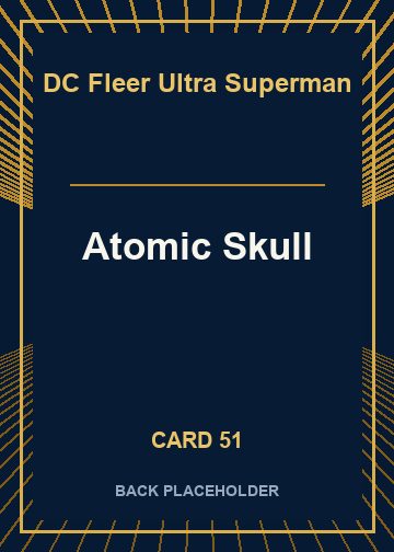 Atomic Skull back card image