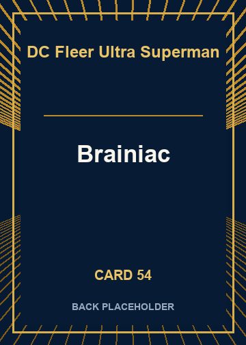 Brainiac back card image