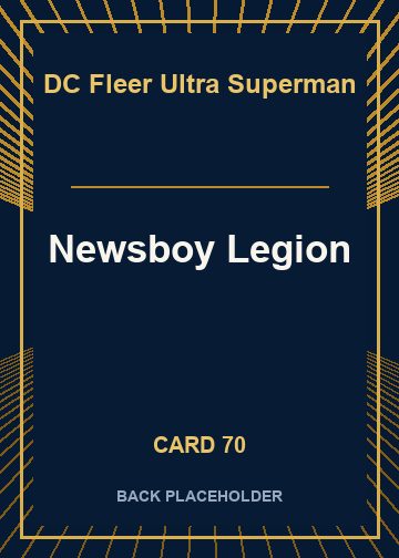 Newsboy Legion back card image
