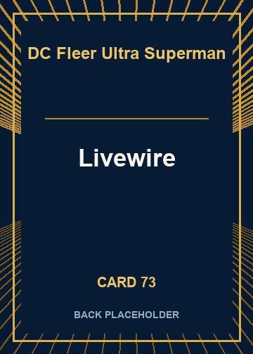 Livewire back card image