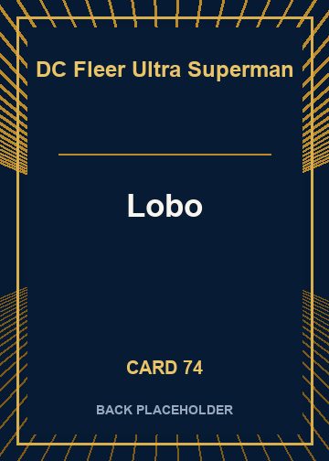 Lobo back card image