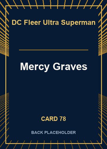 Mercy Graves back card image