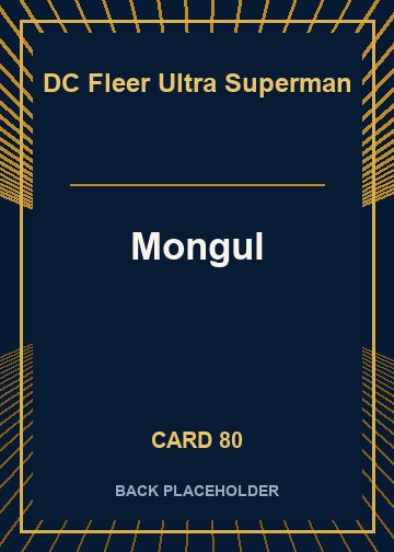 Mongul back card image
