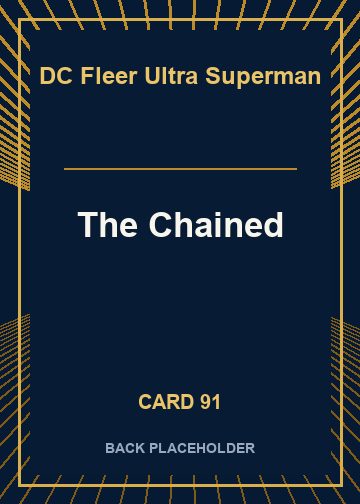 The Chained back card image