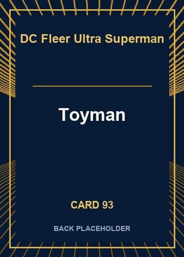 Toyman back card image