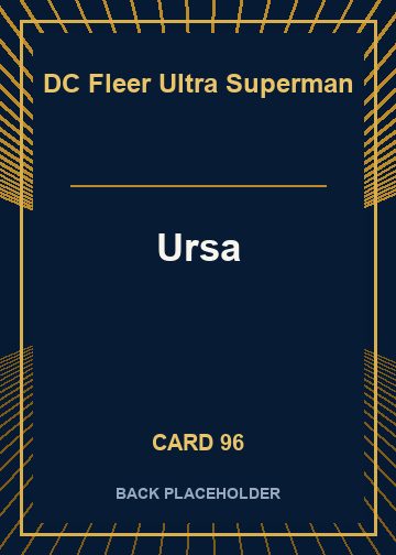 Ursa back card image