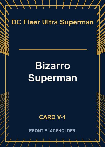 Bizarro Superman card thumbnail