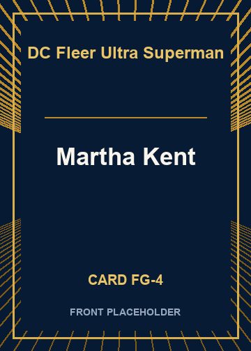 Martha Kent card thumbnail
