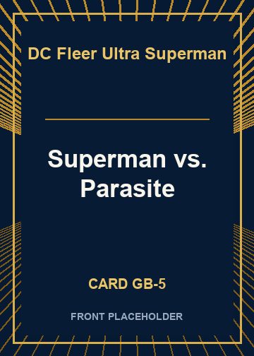 Superman vs. Parasite front card image