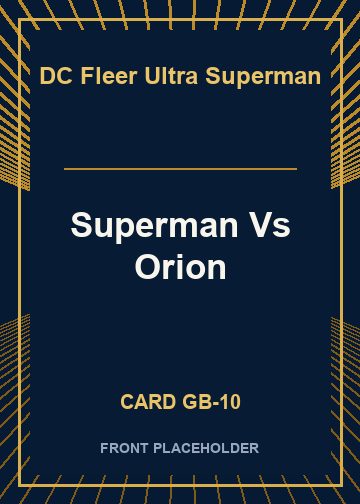 Superman Vs Orion card thumbnail