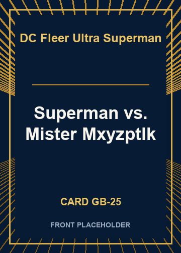 Superman vs. Mister Mxyzptlk card thumbnail