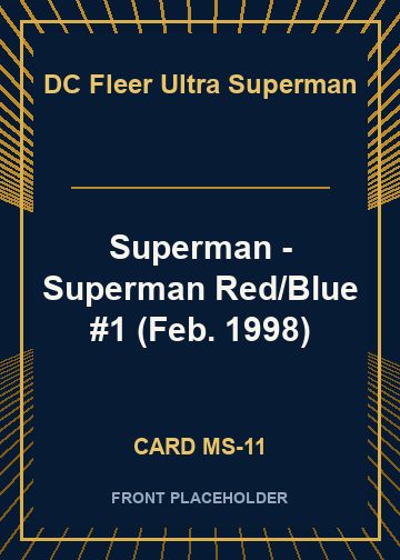 Superman - Superman Red/Blue #1 (Feb. 1998) card thumbnail