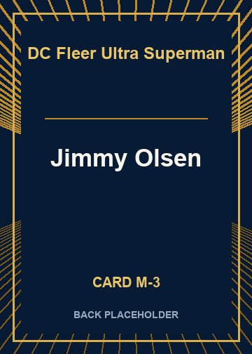 Jimmy Olsen back card image