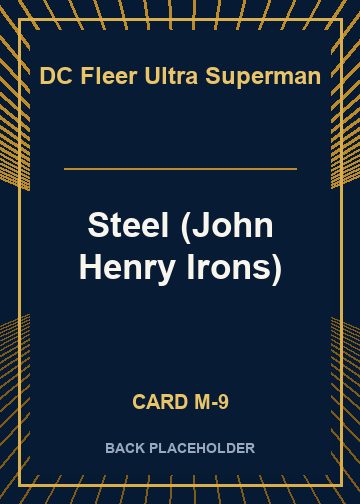 Steel (John Henry Irons) back card image