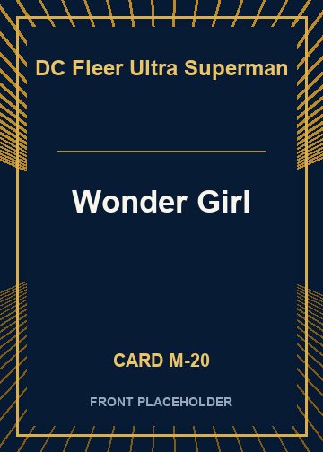 Wonder Girl card thumbnail