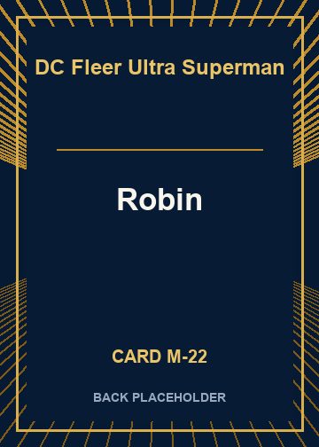 Robin back card image