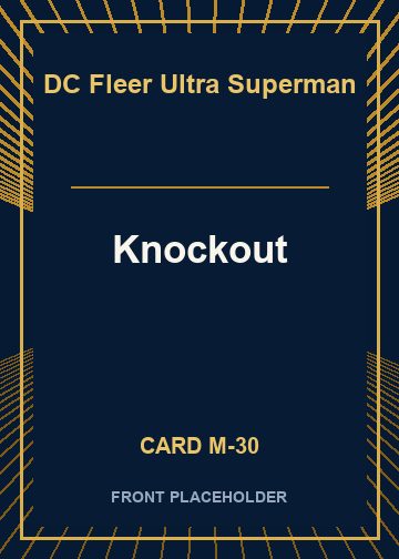 Knockout front card image