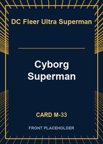Cyborg Superman card thumbnail