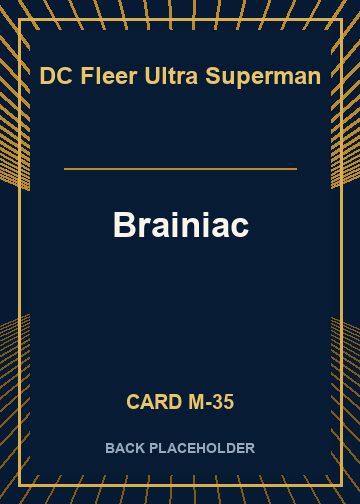 Brainiac back card image