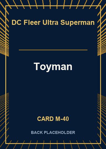 Toyman back card image