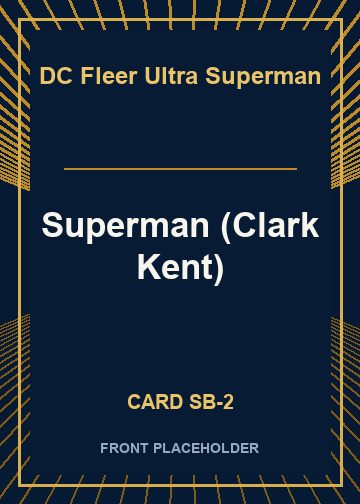 Superman (Clark Kent) card thumbnail