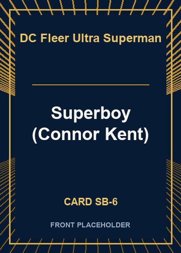 Superboy (Connor Kent) card thumbnail