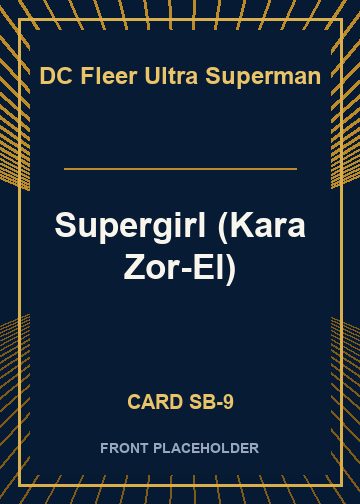 Supergirl (Kara Zor-El) card thumbnail
