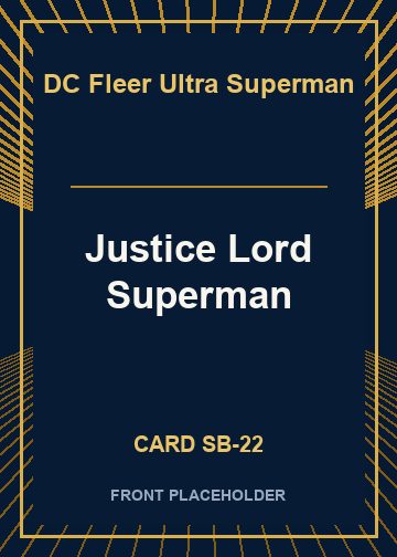 Justice Lord Superman card thumbnail