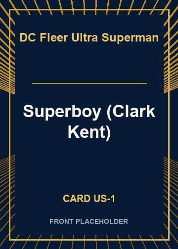 Superboy (Clark Kent) card thumbnail