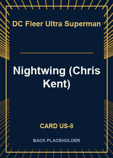 Nightwing (Chris Kent) back card image
