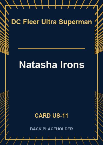 Natasha Irons back card image