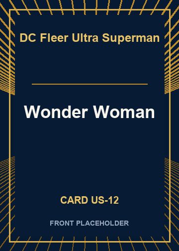 Wonder Woman card thumbnail