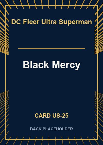 Black Mercy back card image