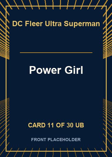 Power Girl card thumbnail